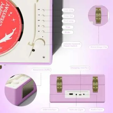 Yintiny Time Music Box 8 - Stylish & Multifunctional Music Player