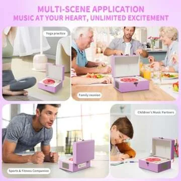 Yintiny Time Music Box 8 - Stylish & Multifunctional Music Player