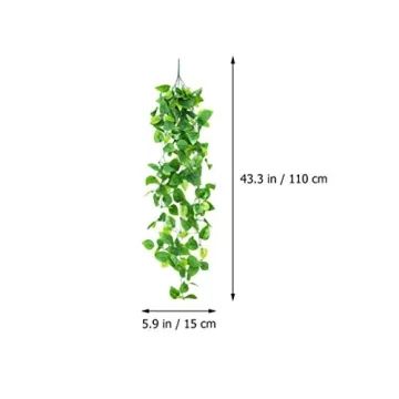 Lifelike 41.3-Inch Fake Ivy Vines for Indoor Outdoor Decor