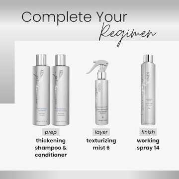 Kenra Platinum Texturizing Mist 6 | Texture Defining Spray | Defines Texture & Boosts Fullness | Protects Against Humidity Up To 24 Hours | Flake-Free & Non-Drying | All Hair Types | 5.0 fl. oz