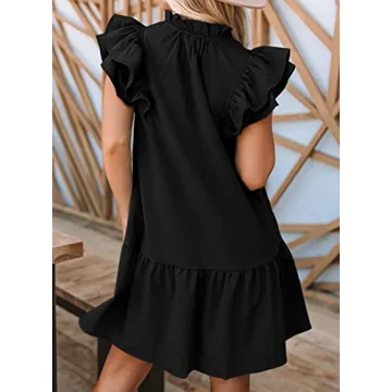 Dokotoo Women's Elegant Summer Dress with Pockets