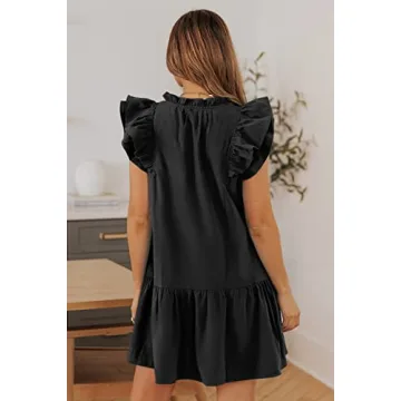 Dokotoo Women's Elegant Summer Dress with Pockets