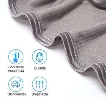Tametra Cooling Blanket for Hot Sleepers - Queen Size