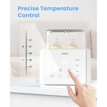 LAREX Double Bottle Warmer: 11-in-1 Efficient Heating