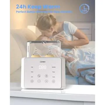 LAREX Double Bottle Warmer: 11-in-1 Efficient Heating