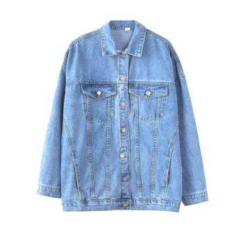 Gozoloma Women's Oversized Denim Jacket for Stylish Comfort