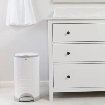 Hands-Free Dekor Plus Diaper Pail for Busy Parents
