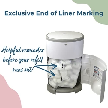 Hands-Free Dekor Plus Diaper Pail for Busy Parents
