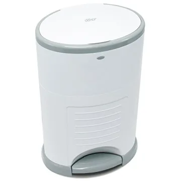 Hands-Free Dekor Plus Diaper Pail for Busy Parents