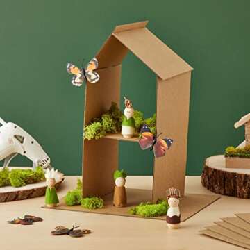 Juvale Corrugated Cardboard Sheets, 8x10 Flat Card Boards Inserts for Crafts, Packing, Shipping, Moving, Mailing, DIY Art Projects, Classroom Supplies (2mm Thick) - 25 Pack