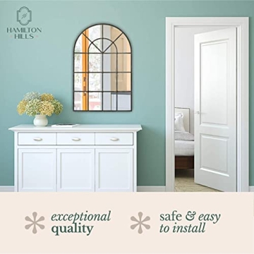 Stylish Hamilton Hills Arched Top Mirror for Home Decor