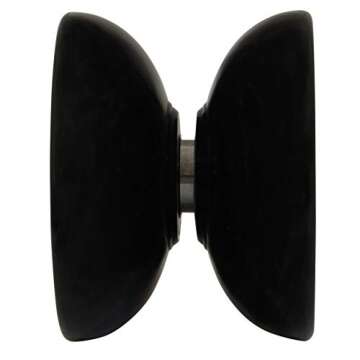 Yoyo King Black Mesmerize Professional Responsive Trick Yoyo with Ball Bearing Axle and Extra String