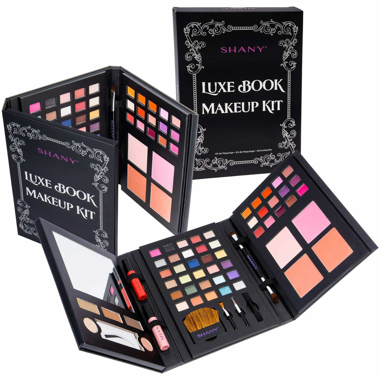 SHANY Luxe Book Makeup Set - Compact Beauty Essentials