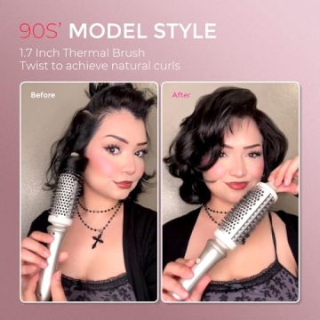 Effortless Blowouts with TYMO STYLUX Heated Brush