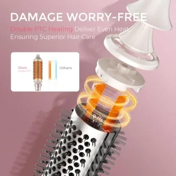 Effortless Blowouts with TYMO STYLUX Heated Brush