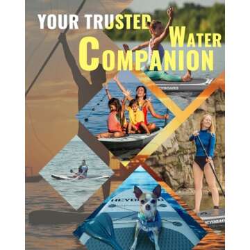 Durable HEYBOARD Inflatable Paddle Board with Accessories