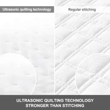 Stylish Hansleep White Quilt Set for Year-Round Comfort