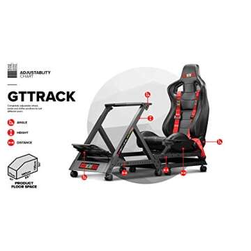 Next Level Racing GTTrack Simulator Cockpit for Professionals