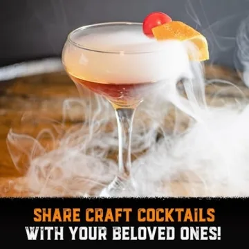 Whiskey Smoker Kit with Torch and 8 Wood Chips