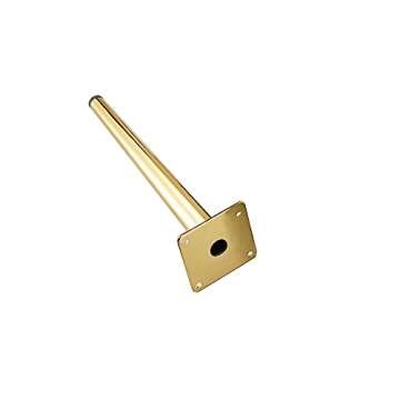 Osring 4 Inch Gold Tapered Metal Furniture Legs for DIY