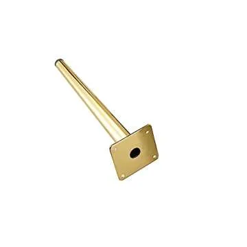 Osring 4 Inch Gold Tapered Metal Furniture Legs for DIY