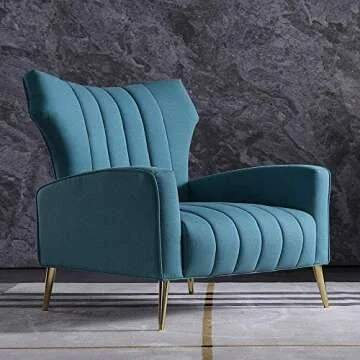 Osring 4 Inch Gold Tapered Metal Furniture Legs for DIY