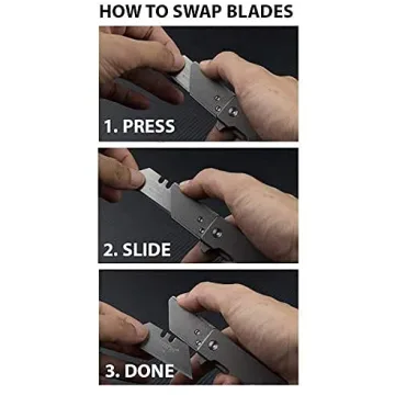 Earth-Friendly Exceed Designs TIRANT RAZOR V3 - Titanium Utility Knife