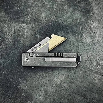 Earth-Friendly Exceed Designs TIRANT RAZOR V3 - Titanium Utility Knife