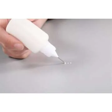 Onwon 10 Pieces Precision Needle Tip Glue Bottle Applicator 1 Ounce/ 30 ml Empty Applicator Glue Oiler Squeeze Bottle for Paper Quilling DIY Craft