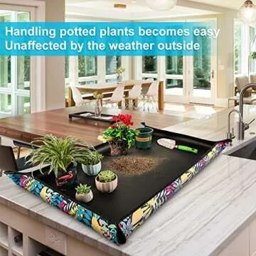 Extra Large Indoor Potting Mat for Effortless Gardening
