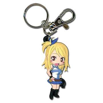 Great Eastern Entertainment Fairy Tail SD Lucy S2 PVC Keychain,Multicolored,2"