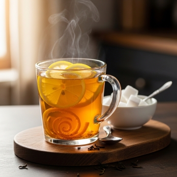 دمنوش به لیمو