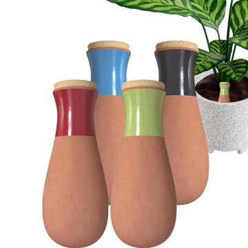 SmartiLiving Ollas (Set of 4) | 12oz Terracotta Plant Watering Globes - Self Watering Devices
