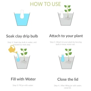 SmartiLiving Ollas | 12oz Terracotta Self Watering Globes