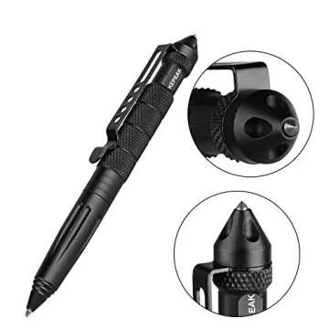 KEPEAK Tactical Pen - Self Defense with Glass Breaker