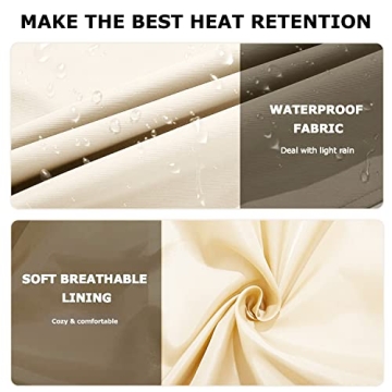 FARVALUE Stylish Waterproof Winter Coat for Women