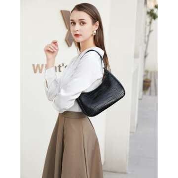 CYHTWSDJ Retro, Crocodile Black