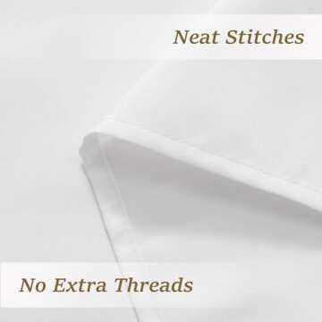 N&Y HOME Water Repellent Fabric Shower Curtain or Liner with 9 Mesh Pockets - White, 71x72 Inches