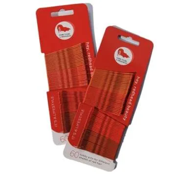 Stylish How to be a Redhead Bobby Pins - 60 Count