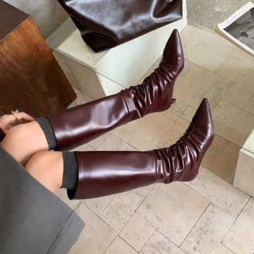 Elegant XEYANFYS Women's Knee High Boots for Fall Fashion