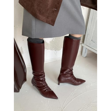 Elegant XEYANFYS Women's Knee High Boots for Fall Fashion