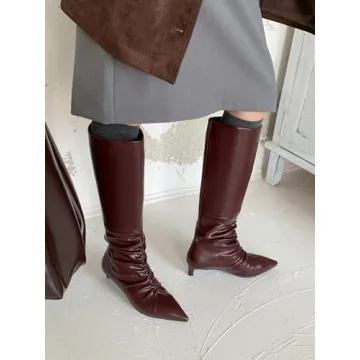 Elegant XEYANFYS Women's Knee High Boots for Fall Fashion
