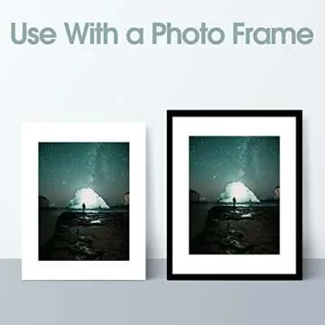 Golden State Art, White Pre-Cut 11x14 Picture Mat for 8.5x11 Photo, with Acid Free White Core Matte Sets. Includes 10 Bevel Cut Mattes, Backing Backers Board & Clear Bags (Complete Set, 10-Pack)