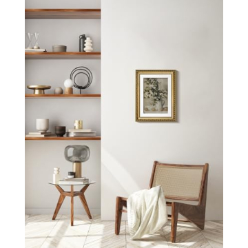 Vintage Botanical Gold Framed Wall Art for Home Elegance