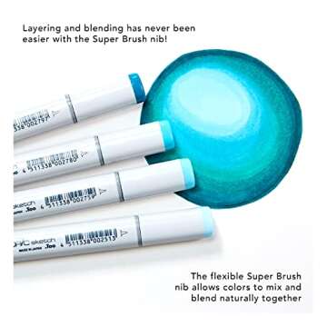 Copic Sketch, Alcohol Markers, 6pc Set, Portrait