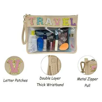 TopTTanBo Clear Purse for Snacks & Makeup - Stylish Tote