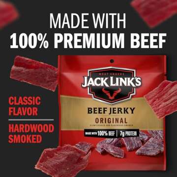 Jack Link’s Beef Jerky Original 5 Count Multipack