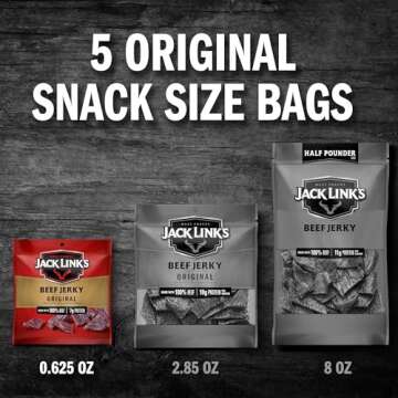Jack Link’s Beef Jerky Original 5 Count Multipack