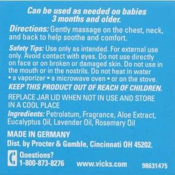 Vicks BabyRub Soothing Vapor Ointment - 1.76 oz