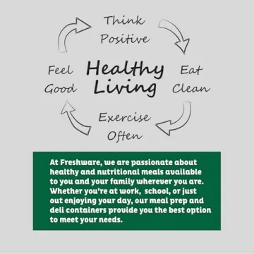 Buy Freshware Food Storage Containers 16 oz Leak Proof Set